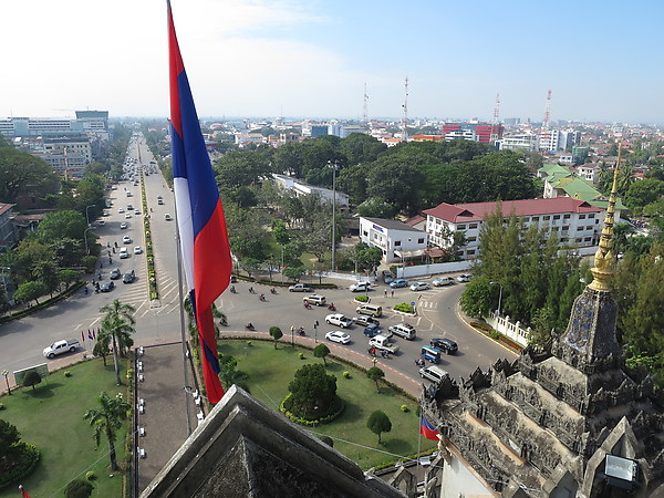 Vue sur Vientiane